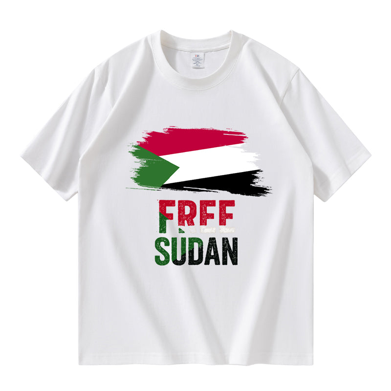Sudan Brush Flag Tee