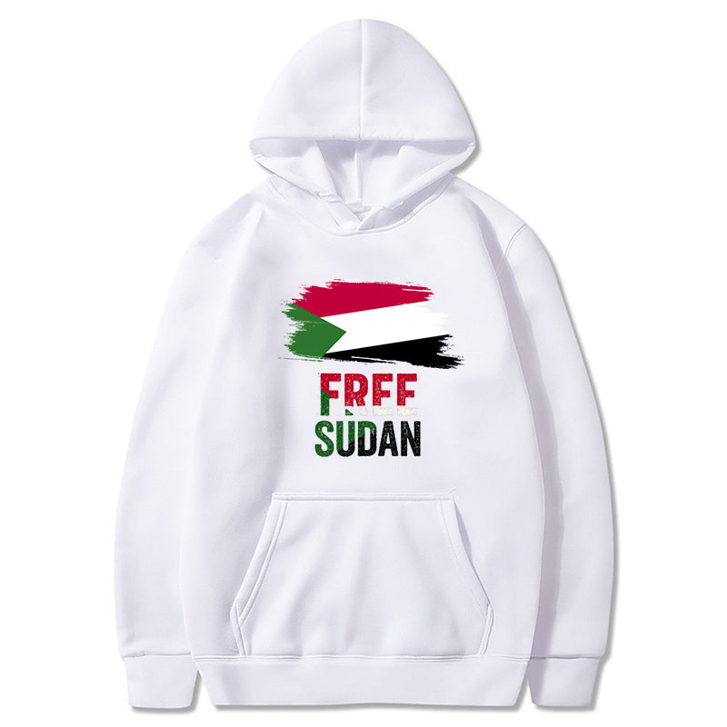 Sudan Brush Flag Hoodie