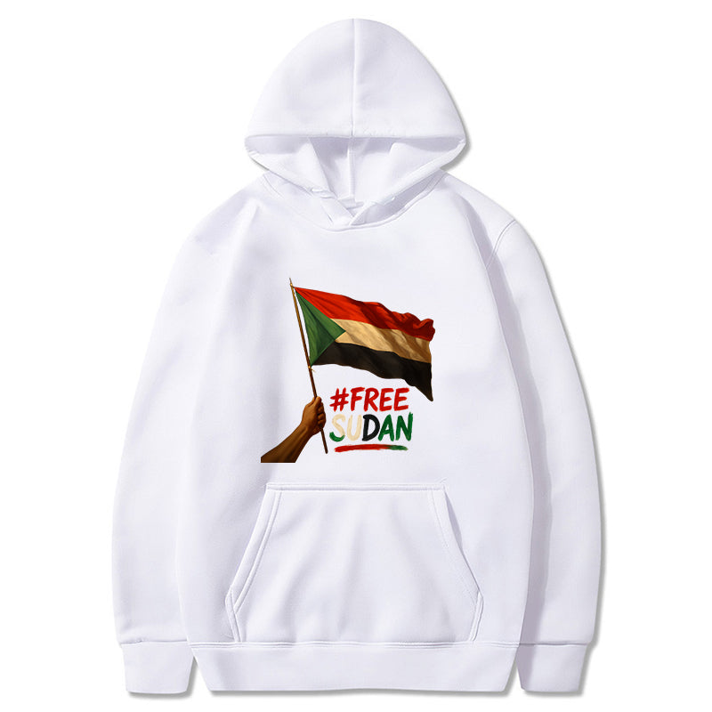 Sudan Raised Flag Hoodie