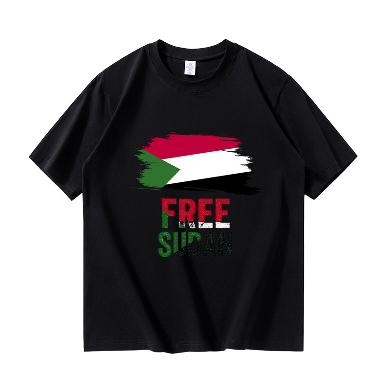 Sudan Brush Flag Tee