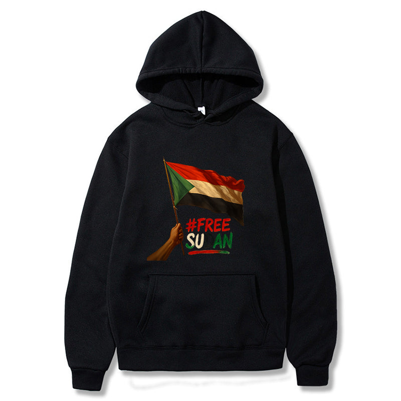 Sudan Raised Flag Hoodie