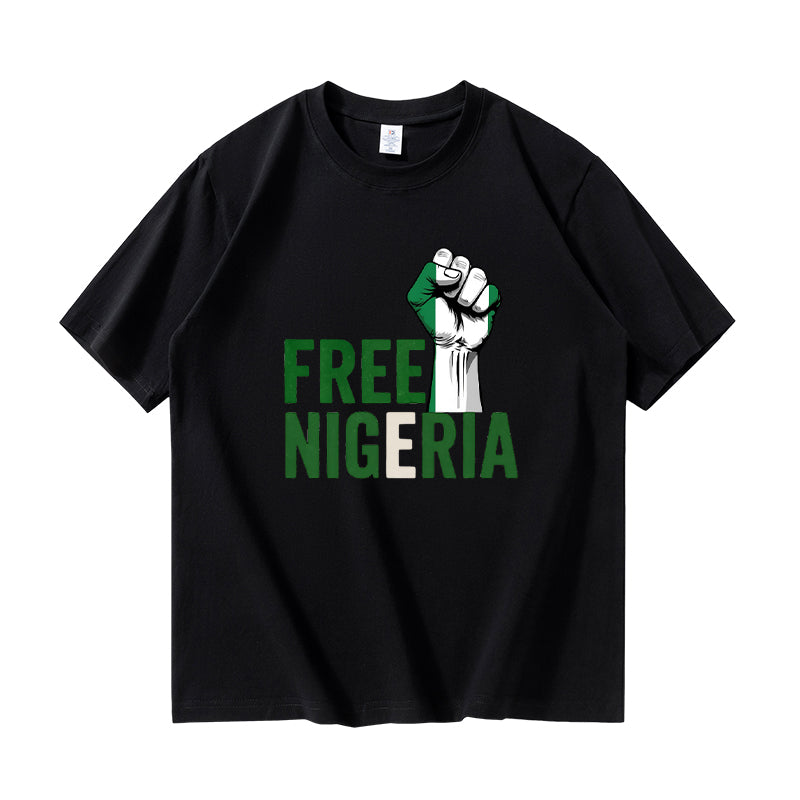 Nigeria Fist Flag Tee