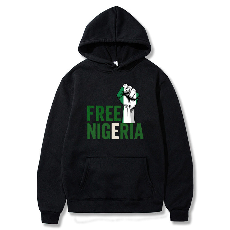 Nigeria Fist Flag Hoodie